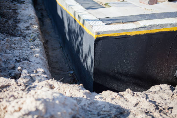 Residential Waterproofing installation at a Lincoln Park, NY home by SJ Waterproofing Pros